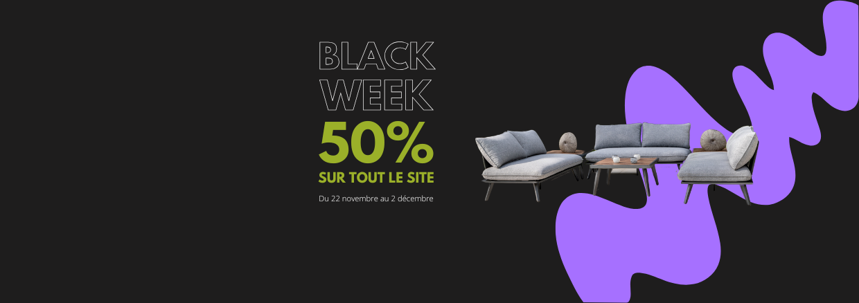 50% avec le code BLACKWEEK50